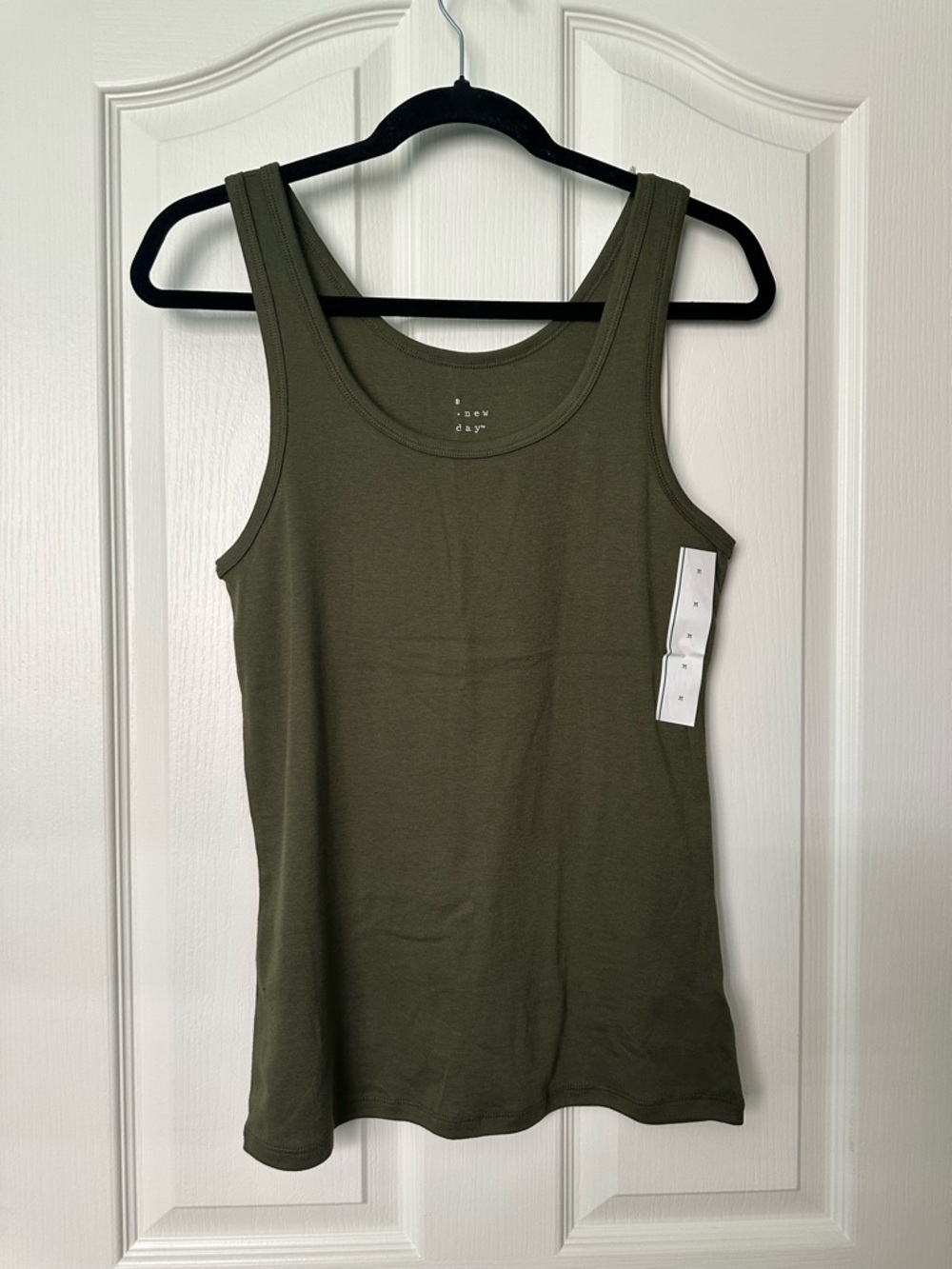 A. New Day Olive Green Tank Top